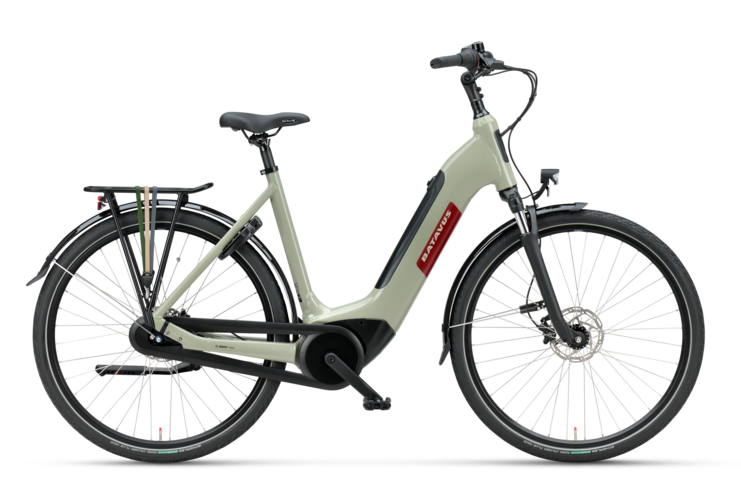 Batavus Altura E-go Power Plus Flex accu Lage instap 8 Groen glans