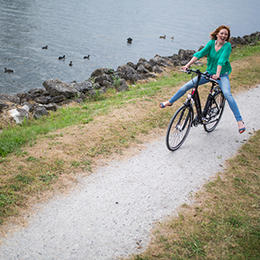 Elektrisch fietsen geeft minder stress Elektrisch fietsen geeft minder stress