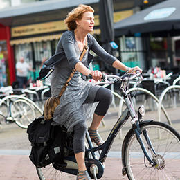 Haal boodschappen op de (elektrische) fiets Haal boodschappen op de (elektrische) fiets